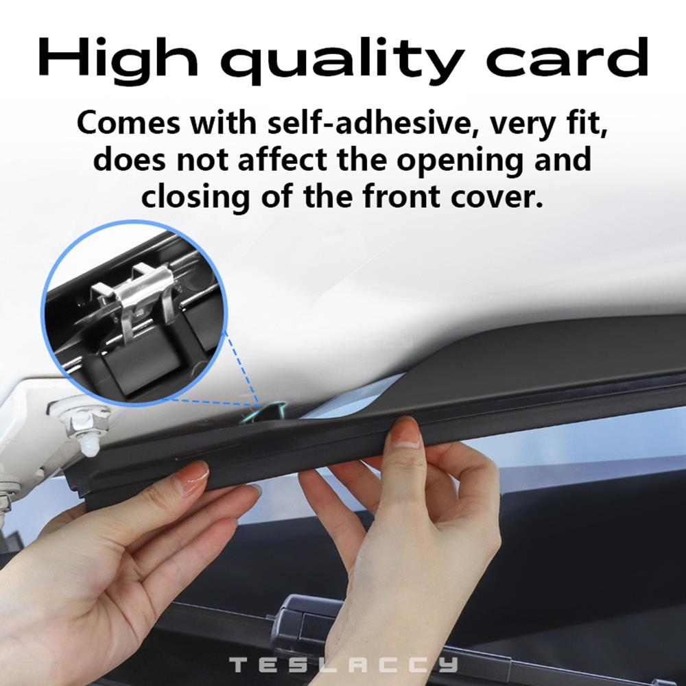 For Tesla Model 3 Y Waterproof Strip Car Front Hood Air Inlet Protective Chassis Cover Seal Protector Dust Proof