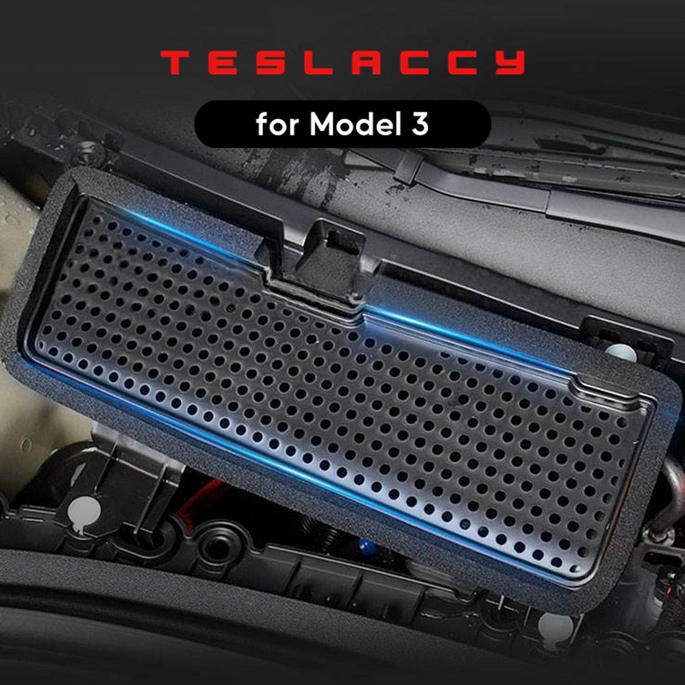 Für Tesla Modell 3 2007-2012 Auto Klimaanlage Ansaugluft filter Stoff  Luftstrom Entlüftung abdeckung Verkleidung Anti-Blocking-Schutz abdeckung -  AliExpress