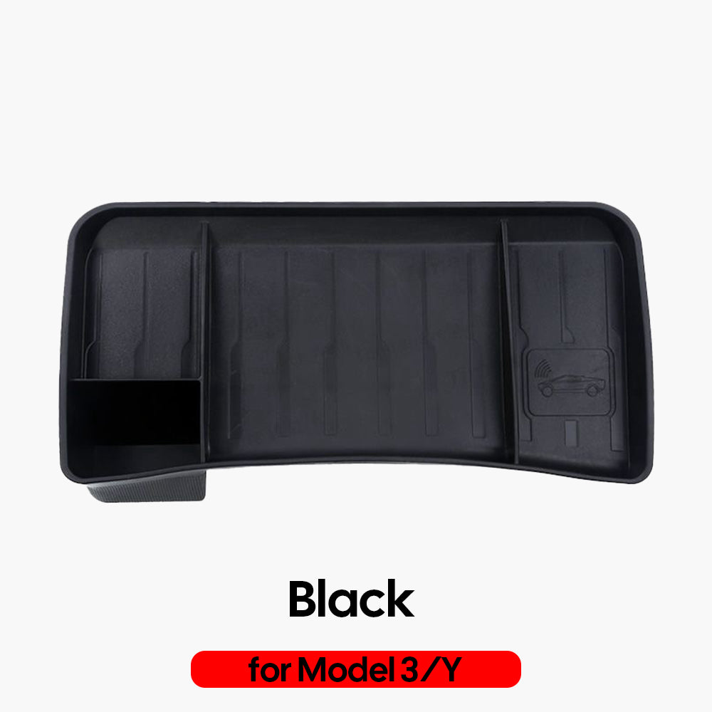 For 2018-2023 Tesla Model 3 Y Upgrade Screen Rear Storage Box Magnetic Hidden Srorage Tray Tissue Box Accessories