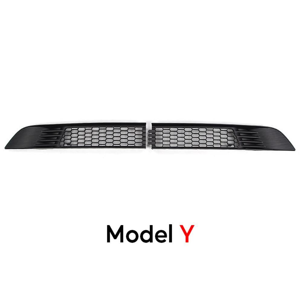 For Tesla Model 3 Y Car Lower Bumper Anti Insect Net Anti Dust Proof Inner Vent Grille Cover Insect-proof Front Cover Inlet