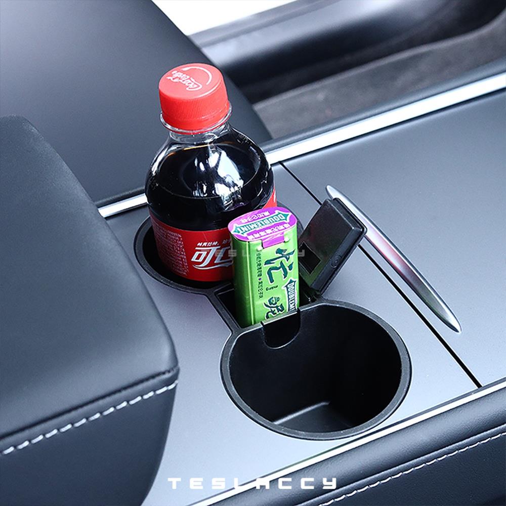 Water Cup Holder Center Console Accessories Non-slip Waterproof Non-toxic Odorless Car Coasters For Tesla Model 3 Y