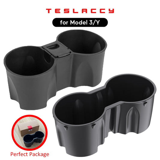 For Tesla Model 3 Y Water Cup Holder Center Console Accessories Non-slip Waterproof Non-toxic Odorless Car Coasters