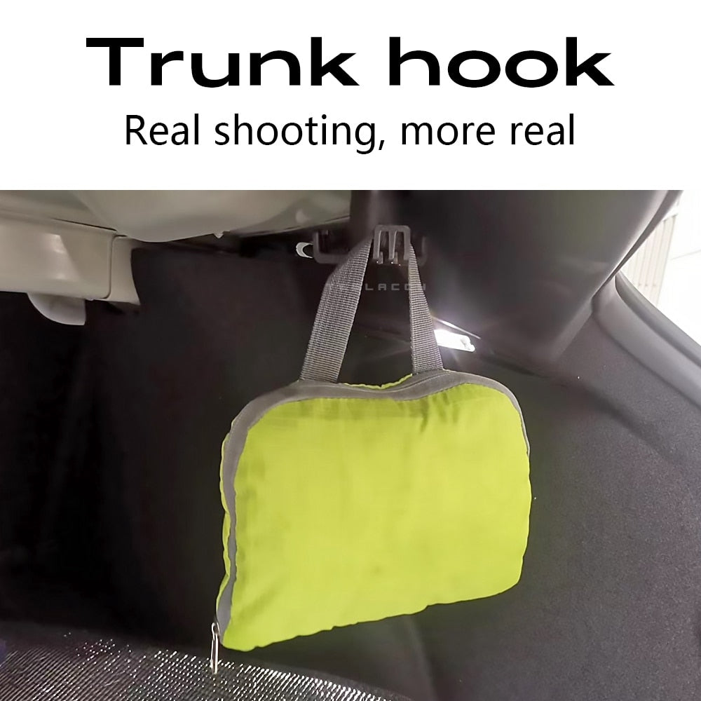 For Tesla Model 3 Trunk Hook Grocery Bag Hook Car Pendant Accessories Luggage Compartment Glove Bag Hook 2023 2022 2021