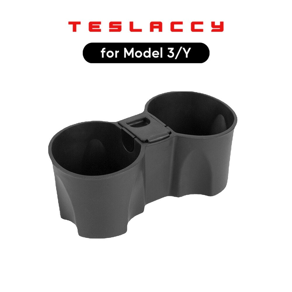 Water Cup Holder Center Console Accessories Non-slip Waterproof Non-toxic Odorless Car Coasters For Tesla Model 3 Y